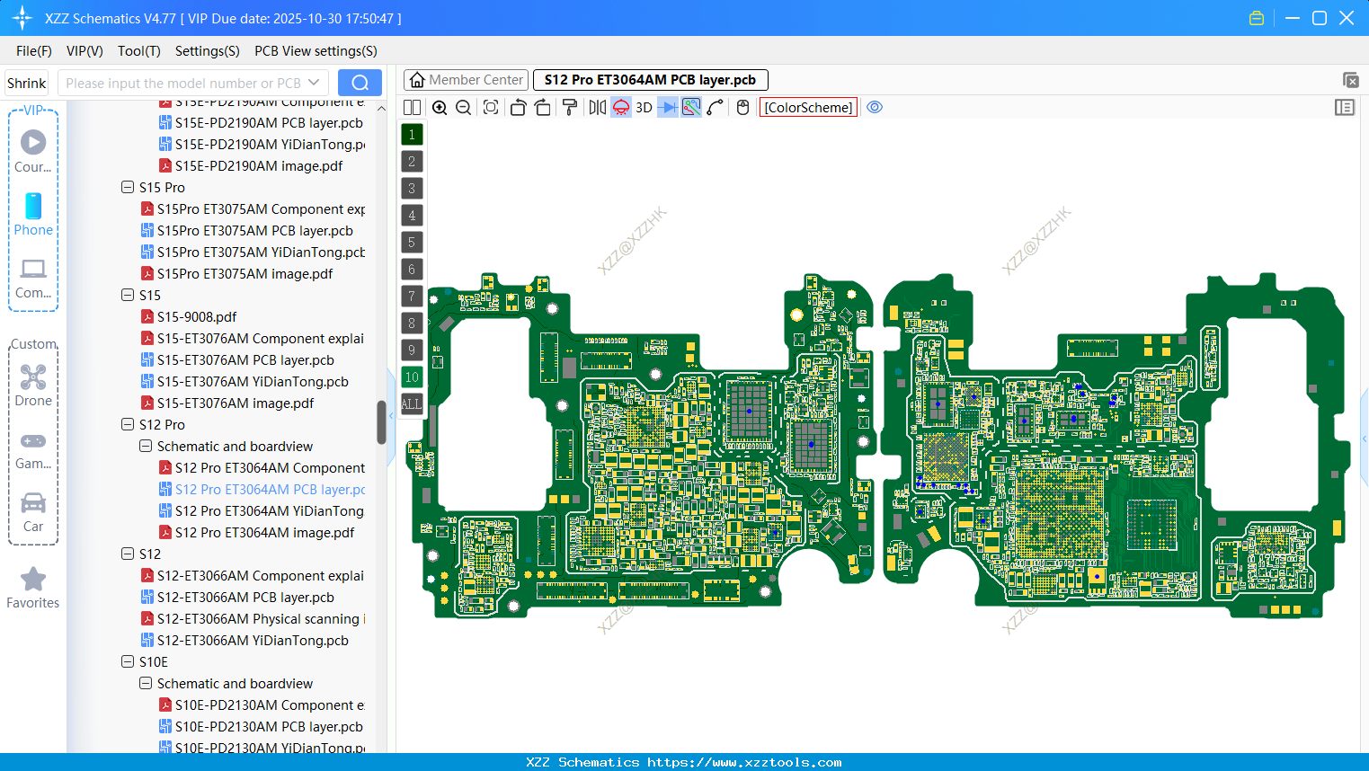VIVO S12 Pro ET3064AM PCB Layer